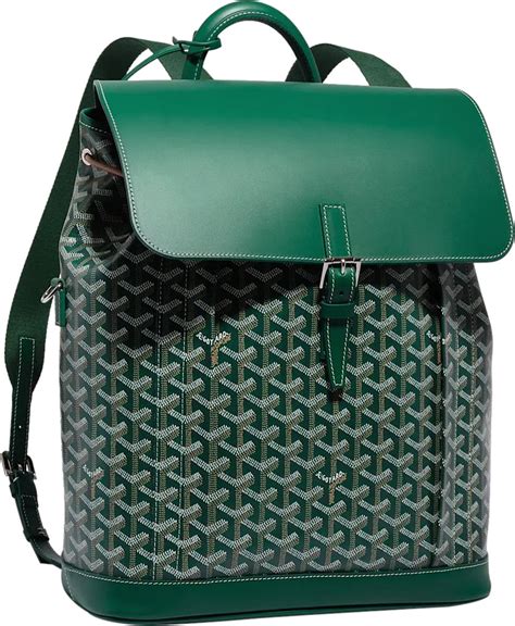 goyard backpack green.